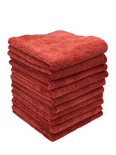 Load image into Gallery viewer, Red Edgeless Microfiber 550gsm 16x16"